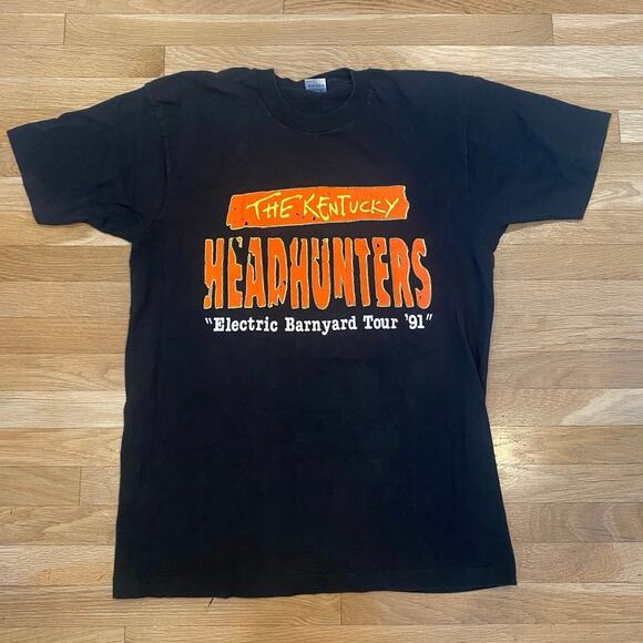 Fruit of the Loom Other - 1991 Kentucky Headhunters “Electric Barnyard Tour” T-Shirt L Single Stitch USA